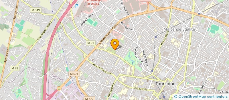 localisation de l'entreprise MADAME SANDRA DEZETTER  TOURCOING