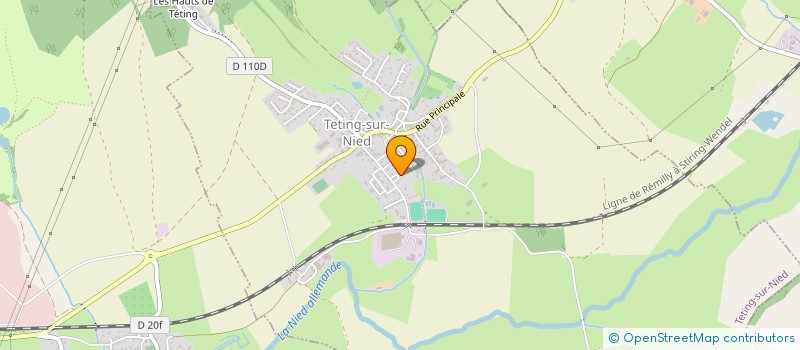 localisation de l'entreprise MADAME SANDRA DI CAMILLO  TETING-SUR-NIED