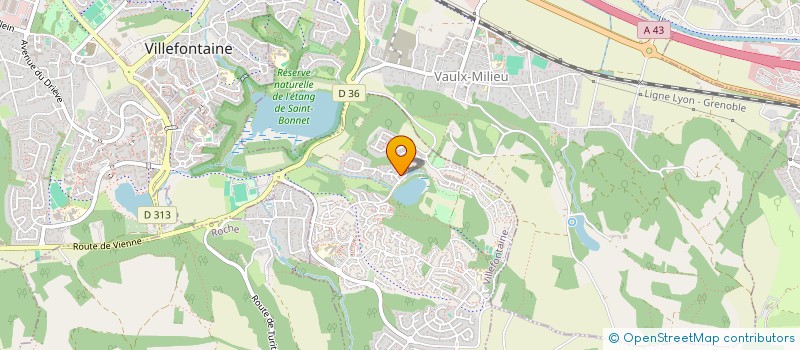 localisation de l'entreprise MADAME SANDRA DI GREGORIO  VILLEFONTAINE