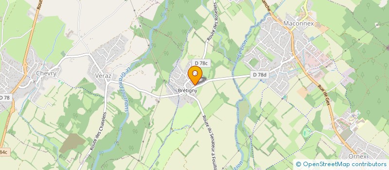 localisation de l'entreprise MADAME SANDRA DIAGNE  PREVESSIN-MOENS