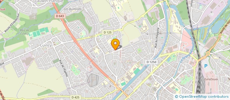localisation de l'entreprise MADAME SANDRA DIBAHEU LEGUE à DOUAI