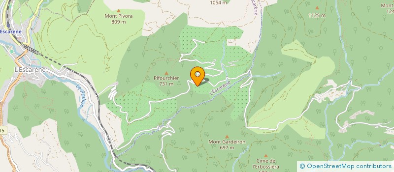 localisation de l'entreprise MADAME SANDRA DIMBARBE  L'ESCARENE