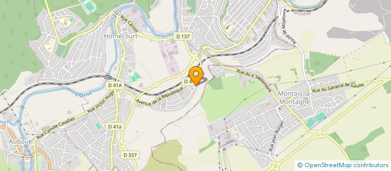 localisation de l'entreprise MADAME SANDRA DITRICH  HOMECOURT