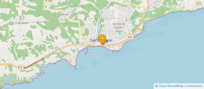 localisation de l'entreprise MADAME SANDRA DIVAD à SAINTE ANNE