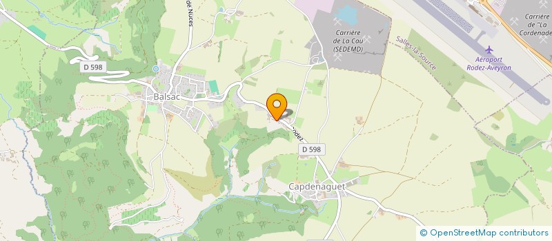 localisation de l'entreprise MADAME SANDRA DOMINICE  DRUELLE BALSAC