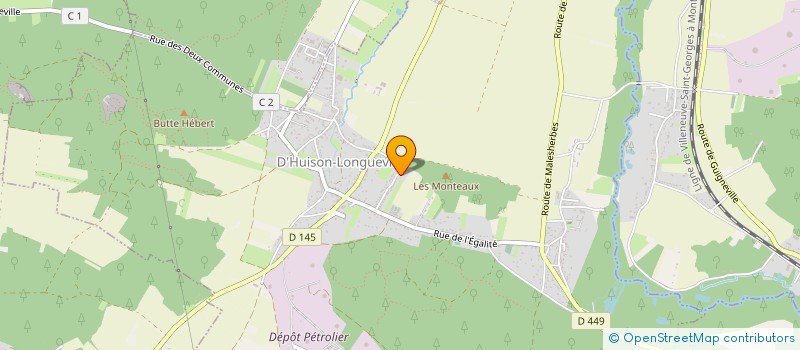 localisation de l'entreprise MADAME SANDRA DONGEAT à D'HUISON-LONGUEVILLE