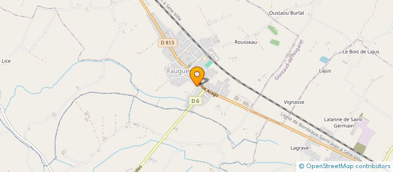 localisation de l'entreprise MADAME SANDRA DOSIERE  FAUGUEROLLES