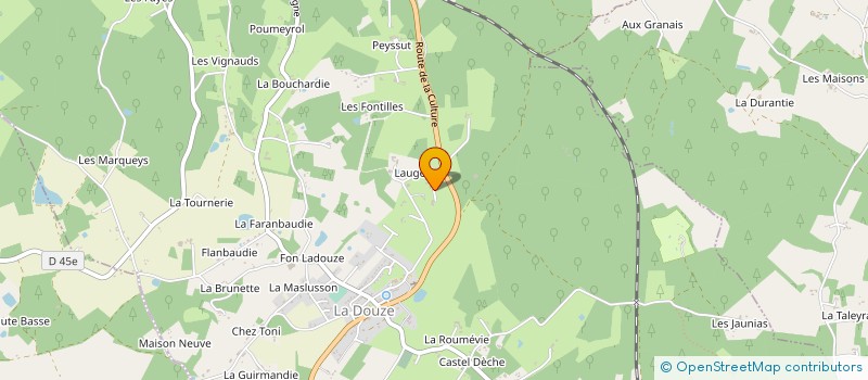 localisation de l'entreprise MADAME SANDRA DOUCET à SAINT-PIERRE-DE-CHIGNAC