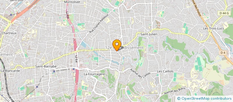localisation de l'entreprise MADAME SANDRA DOURNAYAN  MARSEILLE