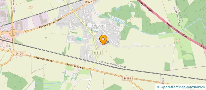 localisation de l'entreprise MADAME SANDRA DROHE  ATHIES-SOUS-LAON