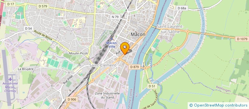 localisation de l'entreprise MADAME SANDRA DRU à MACON