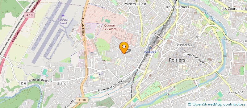localisation de l'entreprise MADAME SANDRA DUBOIS  POITIERS