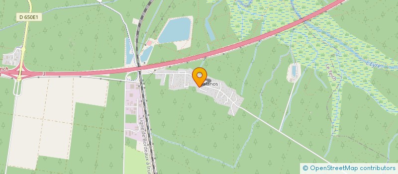 localisation de l'entreprise MADAME SANDRA DUBOS  LE TEICH