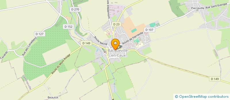 localisation de l'entreprise MADAME SANDRA DUFILS  BACQUEVILLE-EN-CAUX