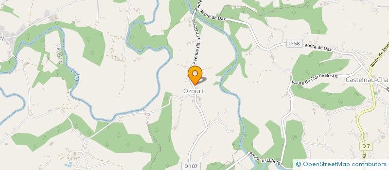 localisation de l'entreprise MADAME SANDRA DUMAS  OZOURT