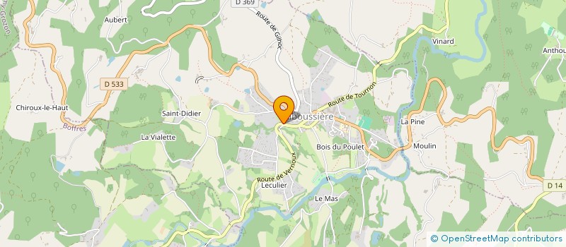 localisation de l'entreprise MADAME SANDRA DUQUENNE  ALBOUSSIERE