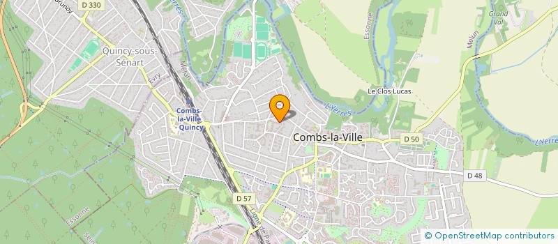 localisation de l'entreprise MADAME SANDRA DURAND  COMBS-LA-VILLE