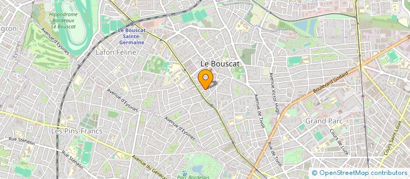 localisation de l'entreprise MADAME SANDRA ESCUREDO  LE BOUSCAT