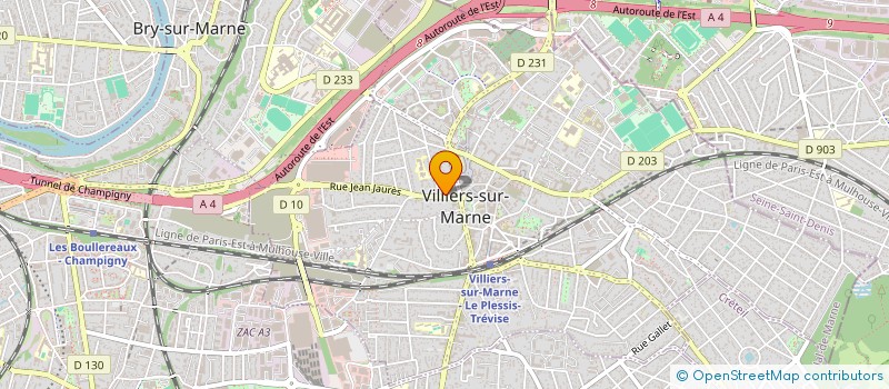 localisation de l'entreprise MADAME SANDRA ESTEVAO GUERREIRO  VILLIERS-SUR-MARNE