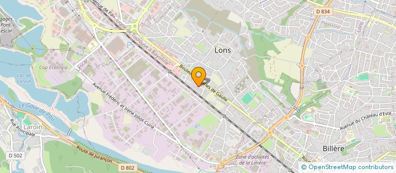 localisation de l'entreprise MADAME SANDRA EUVRARD  LONS