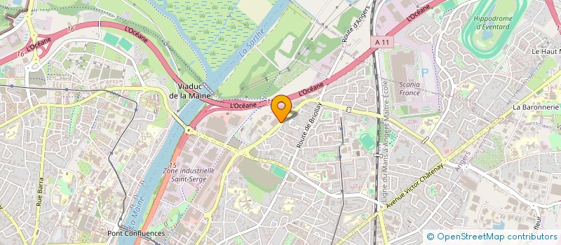 localisation de l'entreprise MADAME SANDRA FAGUIER à ANGERS