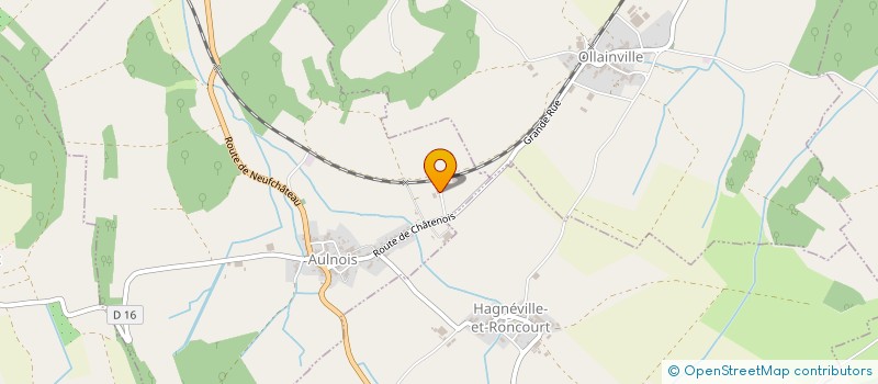 localisation de l'entreprise MADAME SANDRA FAIVRE  AULNOIS