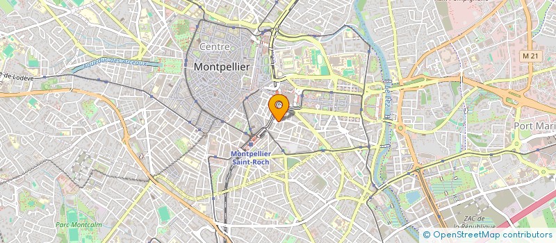 localisation de l'entreprise MADAME SANDRA FAKHKHAR à MONTPELLIER