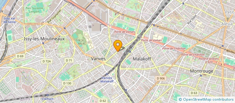 localisation de l'entreprise MADAME SANDRA FANCHON  VANVES