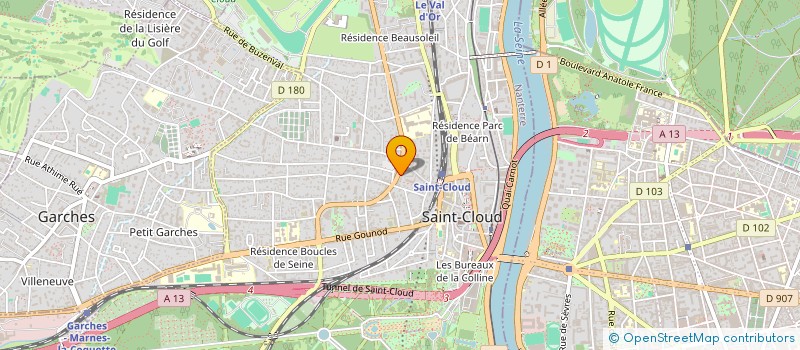 localisation de l'entreprise MADAME SANDRA FAUCHE à SAINT-CLOUD