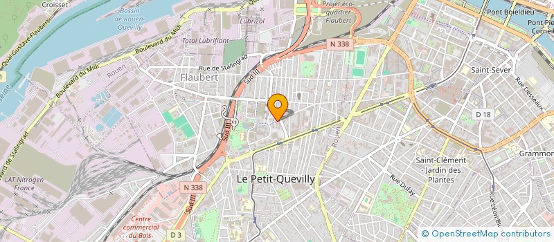 localisation de l'entreprise MADAME SANDRA FAUVEL  LE PETIT-QUEVILLY