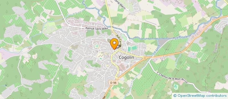 localisation de l'entreprise MADAME SANDRA FEITSCH à COGOLIN