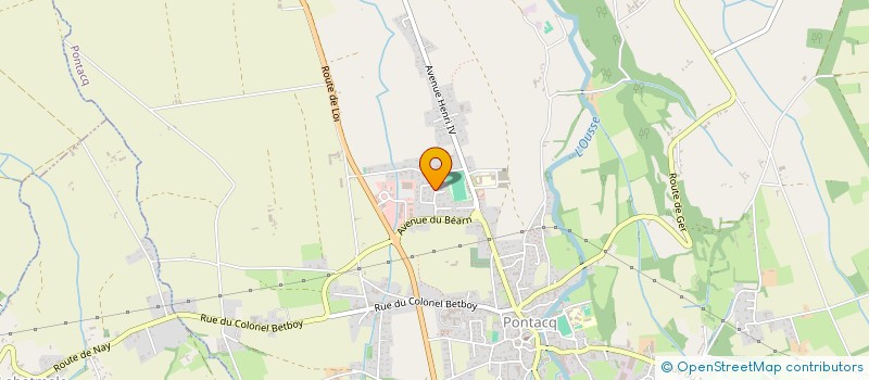 localisation de l'entreprise MADAME SANDRA FERNANDES  PONTACQ