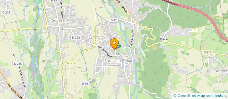 localisation de l'entreprise MADAME SANDRA FERNANDES  BARBAZAN-DEBAT