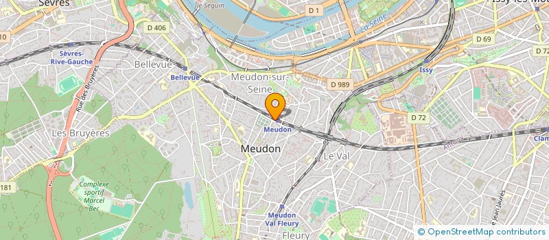 localisation de l'entreprise MADAME SANDRA FERNANDES  MEUDON