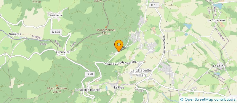 localisation de l'entreprise MADAME SANDRA FERNANDES TEIXEIRA  LA CHAPELLE-VILLARS