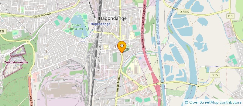 localisation de l'entreprise MADAME SANDRA FERRARA  HAGONDANGE