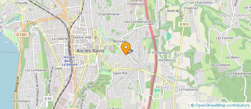 localisation de l'entreprise MADAME SANDRA FERRARI  AIX-LES-BAINS