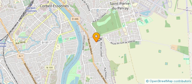 localisation de l'entreprise MADAME SANDRA FERREIRA à SAINTRY-SUR-SEINE