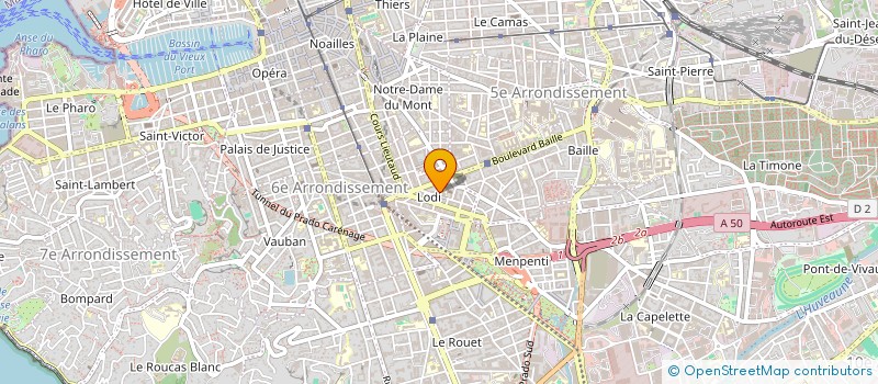 localisation de l'entreprise MADAME SANDRA FERRERI à MARSEILLE
