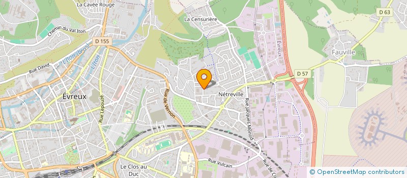 localisation de l'entreprise MADAME SANDRA FERRON à EVREUX