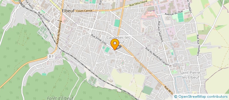 localisation de l'entreprise MADAME SANDRA FESSARD  CAUDEBEC-LES-ELBEUF