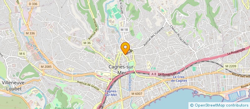 localisation de l'entreprise MADAME SANDRA FIAMMANTE à CAGNES-SUR-MER