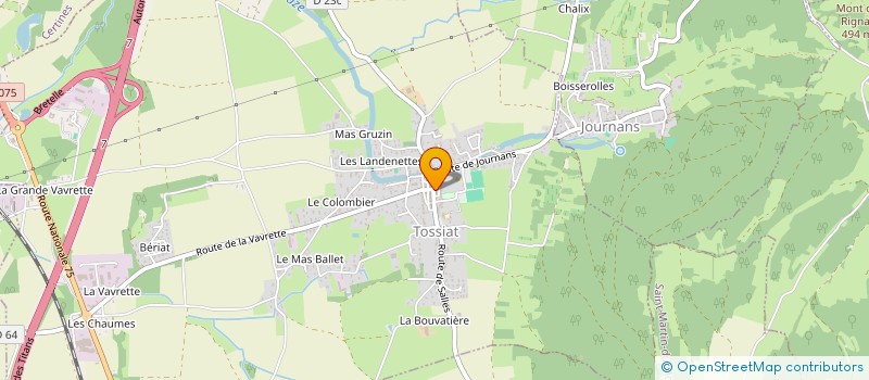 localisation de l'entreprise MADAME SANDRA FILS à TOSSIAT