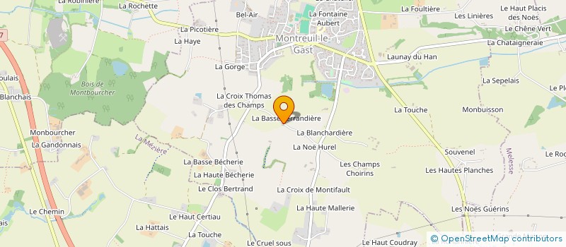 localisation de l'entreprise MADAME SANDRA FIXOT à MONTREUIL-LE-GAST