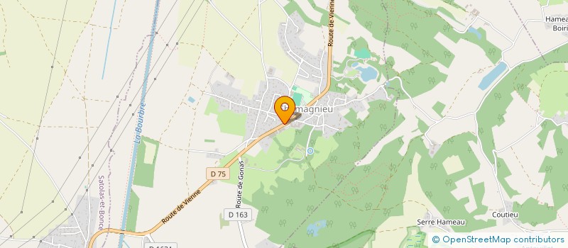 localisation de l'entreprise MADAME SANDRA FLORIO  CHAMAGNIEU