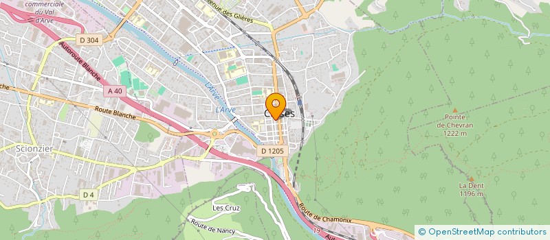 localisation de l'entreprise MADAME SANDRA FONTAINE  CLUSES