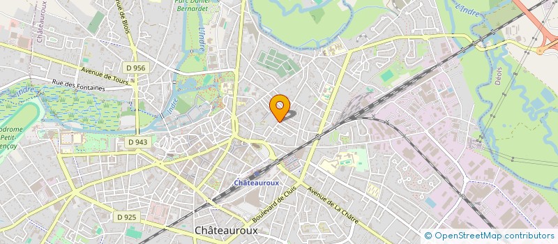 localisation de l'entreprise MADAME SANDRA FONTENOY à CHATEAUROUX