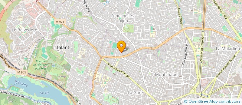 localisation de l'entreprise MADAME SANDRA FORASACCO  DIJON