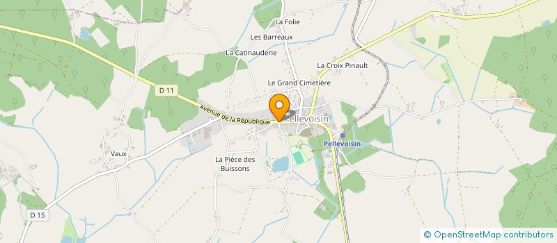 localisation de l'entreprise MADAME SANDRA FORESTIER à PELLEVOISIN