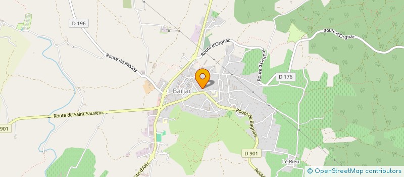 localisation de l'entreprise MADAME SANDRA FORNITE  SAINT-ANDRE-DE-CRUZIERES